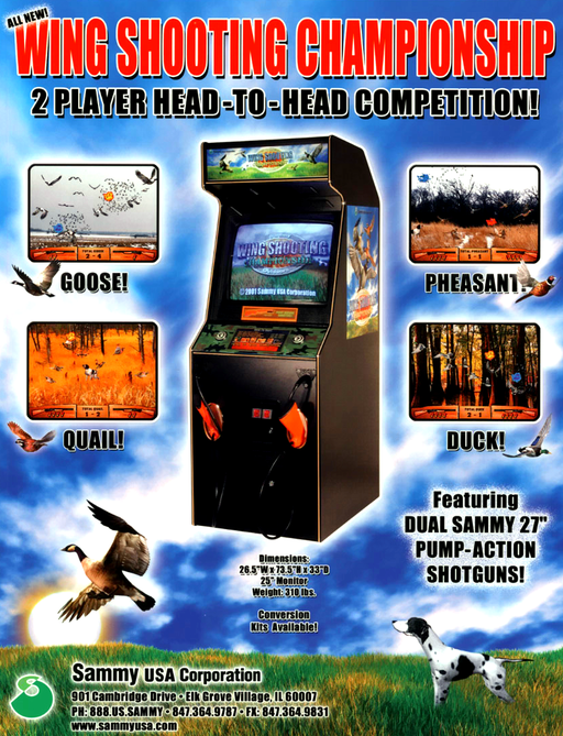 Wing Shooting Championship V1.00 Arcade Game Cover